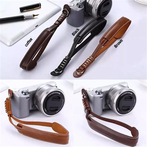 Aliexpress Buy PU Leather Camera Wrist Hand Strap Grip For