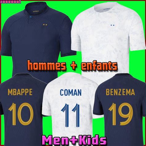 French Club Full Sets Maillot De Football Benzema Mbappe Griezmann