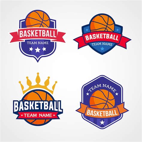 Premium Vector | Basketball team logos