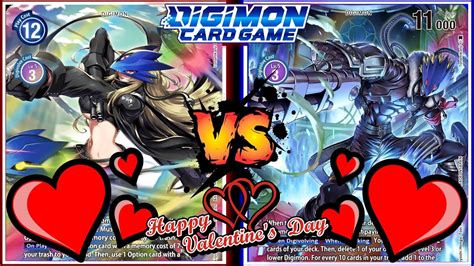 Bellestarmon Vs Beelzemon Digimon Tcg Valentine S Day Special Youtube