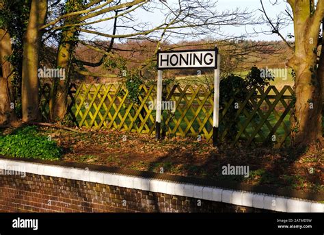 Station Sign On The Former Midland And Great Northern Joint Railway