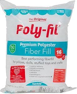 Amazon Fairfield The Original Poly Fil Premium Polyester Fiber