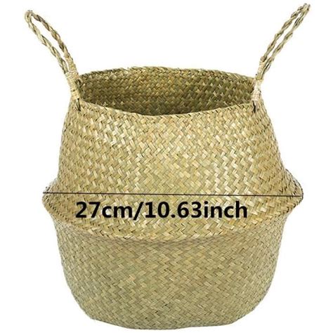 Cache Pot Osier Panier Osier Rangement Grande Plante Pot Pots Pour