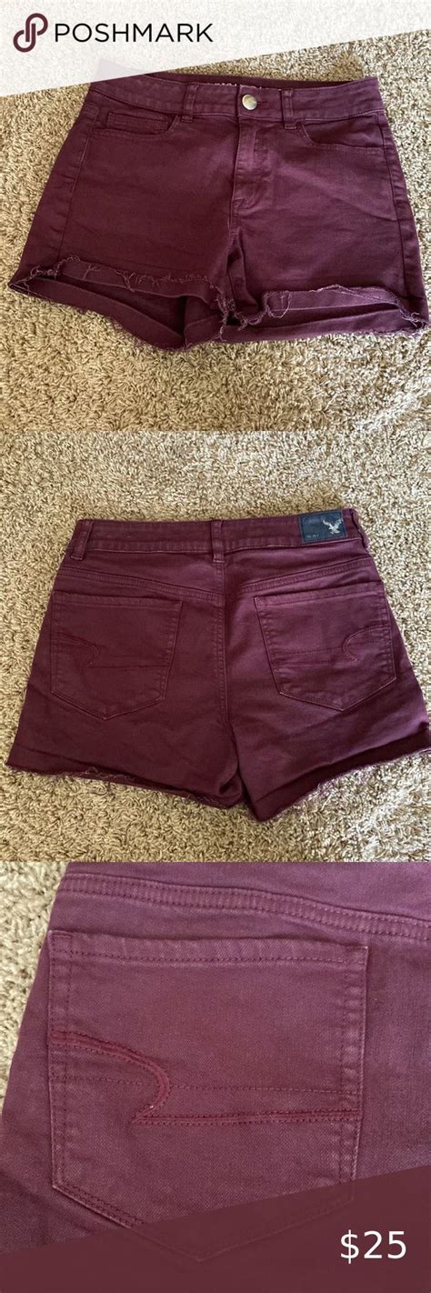 American Eagle Super Stretch Hi Rise Shortie Jean Shorts Size 4