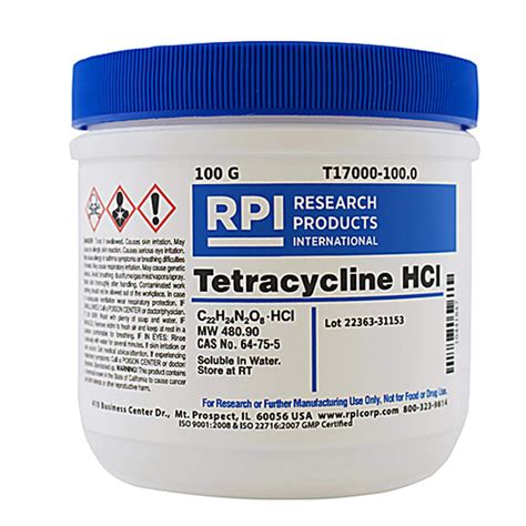 Rpi T Tetracycline Hcl Kg Amazon Sg Industrial And