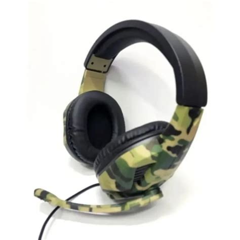 Fone De Ouvido Gamer Camuflado C Microfone Para Ps4 E Xbox One Game