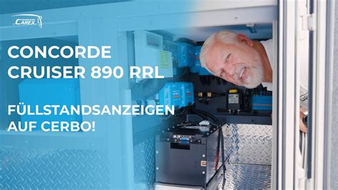 Concorde Cruiser Rrl Mit F Llstandsanzeigen Auf Cerbo Carex