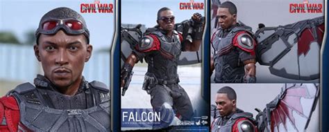Figura Falcon Civil War De Hot Toys
