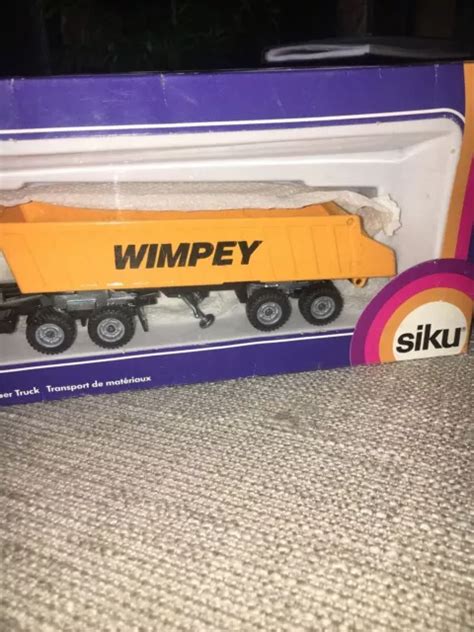 Siku 2919 4 Mercedes Benz Semi Remorque Avec Vidange Wimpey W