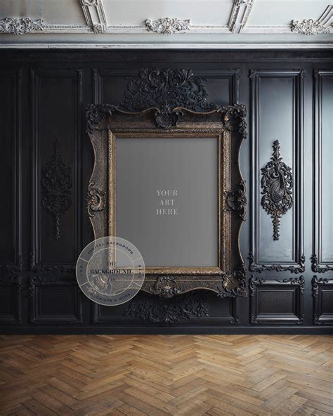 Ornate Wall Art Frame Mockups 4 Elegant Minimal Classic Sophisticated