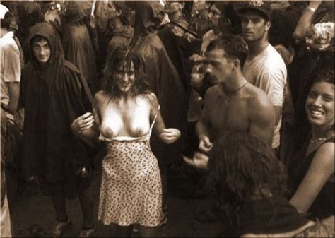 Hippies At Woodstock Naked