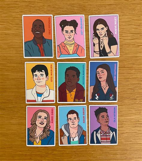 Sex Education Sticker Sets Etsy