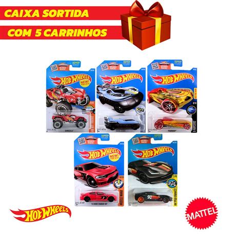 Kit Carrinhos Hot Wheels Diferentes Mattel Original Shopee Brasil