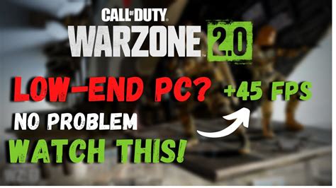 Increase FPS In Call Of Duty Warzone 2 0 Fix FPS Drops And Shutters