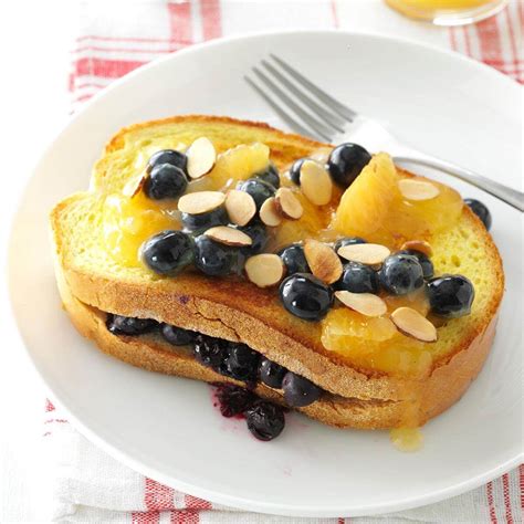 Blueberry Stuffed French Toast Recipe Taste Of Home