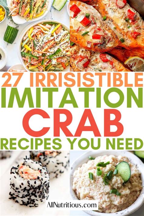 27 Easy Imitation Crab Recipes All Nutritious