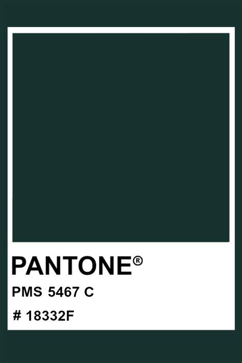 PANTONE 5467 C #pantone #color #PMS #hex | Pantone colour palettes ...
