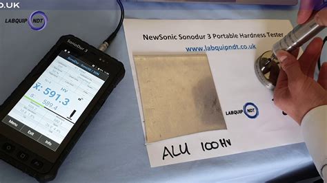 UCI Portable Hardness Tester NewSonic SonoDur 3 YouTube