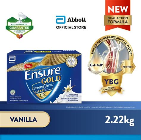 Ensure Gold Vanilla 2 22kg BIB 370g X6 EXP 2025 Lazada