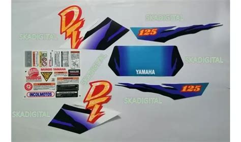 Kit Completo De Calcoman As Yamaha Dt Cuotas Sin Inter S