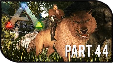 Ark Survival Evolved Gameplay Part Direwolf Taming Season