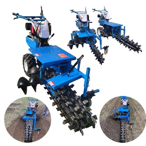 Small Cable Trench Digging Machine Chain Trencher Small Trench