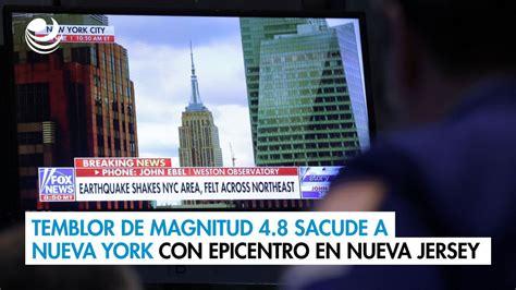 Temblor De Magnitud Sacude A Nueva York Con Epicentro En Nueva