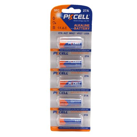 5 pcs/1 pack Pkcell 27A/MN27/GP27A/L828/A27 12 V B... – Grandado