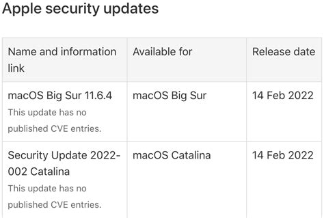 Apple releases mystery security updates for macOS Big Sur, Catalina ...