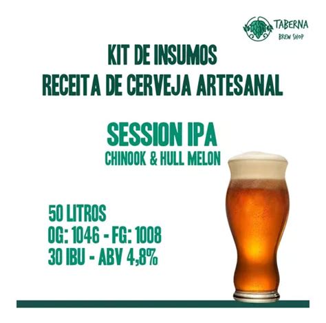 Kit Insumos Receita Cerveja Artesanal Session Ipa Litros