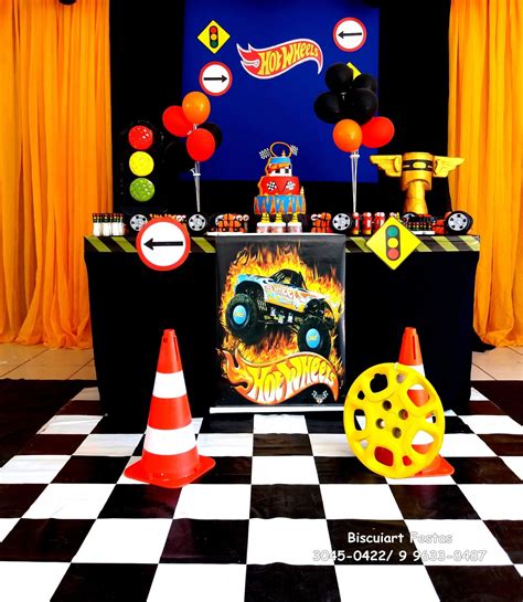 Biscuiart Festas festa hot wheels decoração hot wheels mimos hot wheels