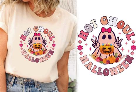 Halloween T Shirt Hot Ghoul Halloween Graphic By Almamun Creative