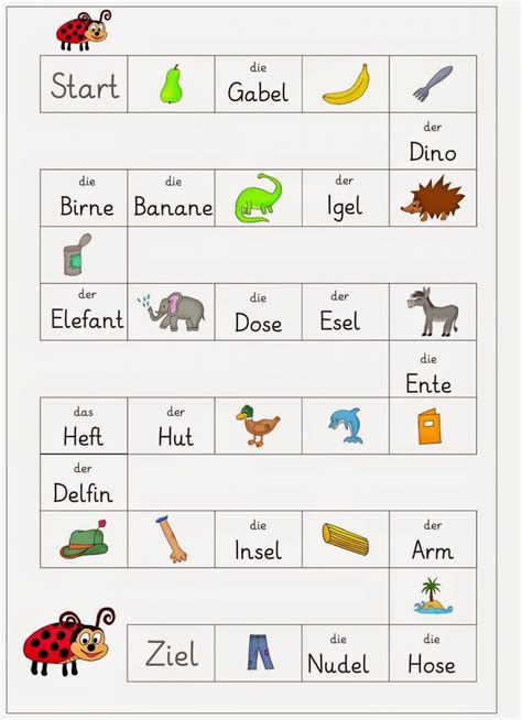 Ein Lesespiel (Mit Bildern) | Lesespiele, Lesen Lernen 1 in Buchstaben Lernen 1 Klasse ...