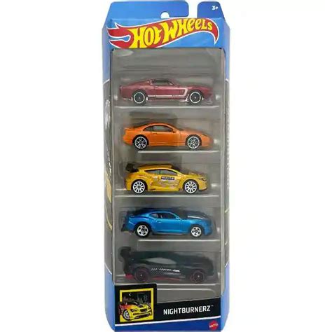Mattel Hot Wheels kisautók 5 darabos szett Nightburnerz