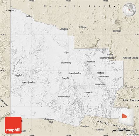 Yavapai County Map