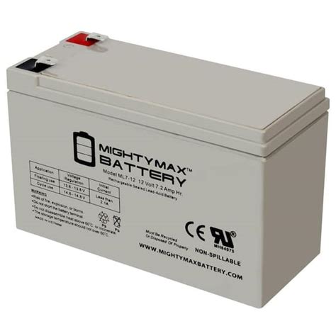 Mighty Max Battery 12v 7ah F2 Replacement Battery For Apc Back Ups Es 750 Be750bb Max3931199