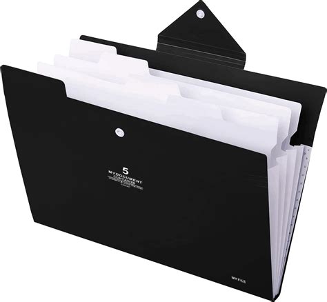 ABClife Trieur 7 Compartiments A4 Plastique extensible accordéon