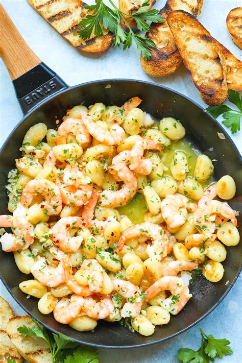 Shrimp Scampi Gnocchi Damn Delicious