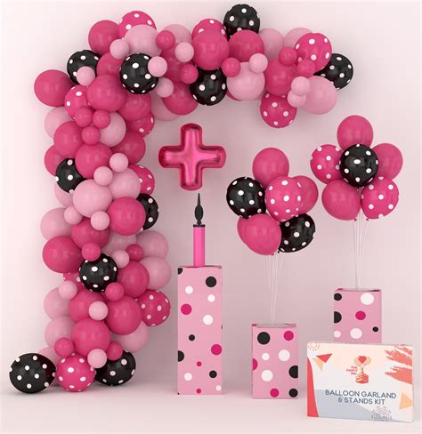 Minnie Mouse Balloon Arch Kit Balloon Garland Kit With 2 Extra Etsy