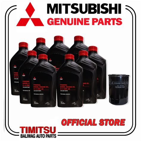 Change Oil Bundle Mineral Diesel Engine Oil Ci 4 15w Pajero Sport