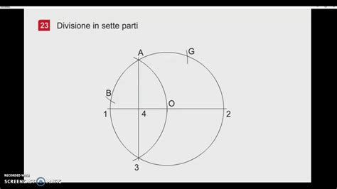 Divisione Di Una Circonferenza In Parti Uguali Youtube