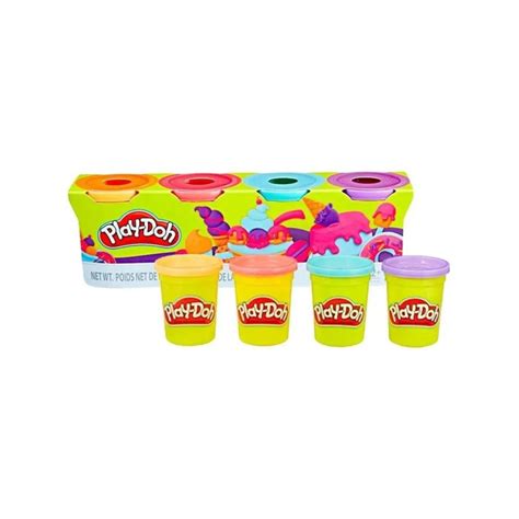 Play Doh Pack X 4 Masas HASBRO Colores Surtidos AMV Store