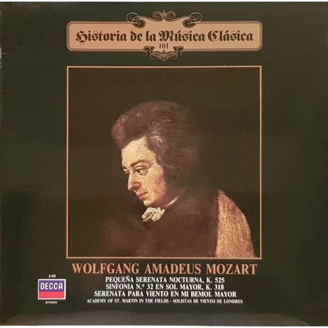 Wolfgang Amadeus Mozart Peque A Serenata Nocturna K Sinfon A N