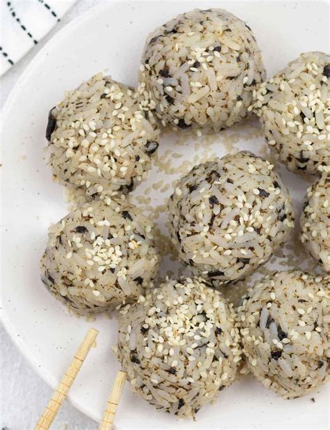 Seaweed Rice Balls Korean Healthy Life Trainer