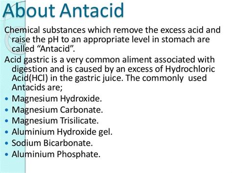 Antacid Ppt