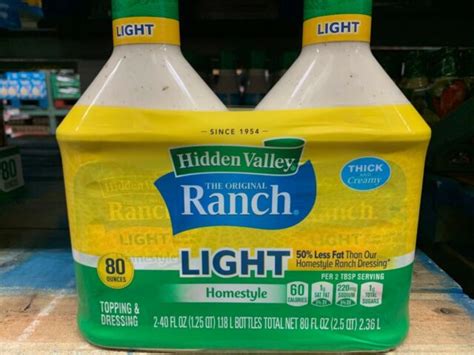 Hidden Valley Original Ranch Homestyle 60 Calorie Salad Dressing Ships Free Ebay