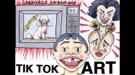 TIK TOK Art Compilation Gabriellestratmann YouTube