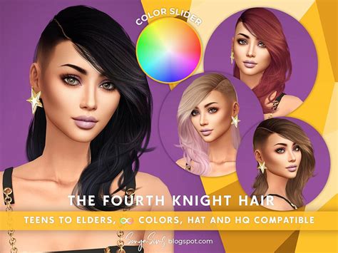 The Sims Resource SonyaSims The Fourth Knight COLOR SLIDER RETEXTURE