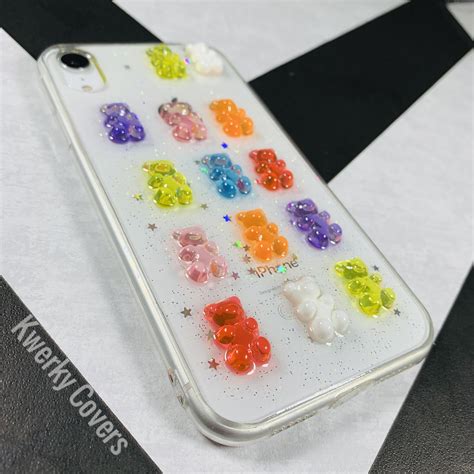 Gummy Bear Sweets Phone Case For Iphone Se 7 8 Xr Xs Etsy