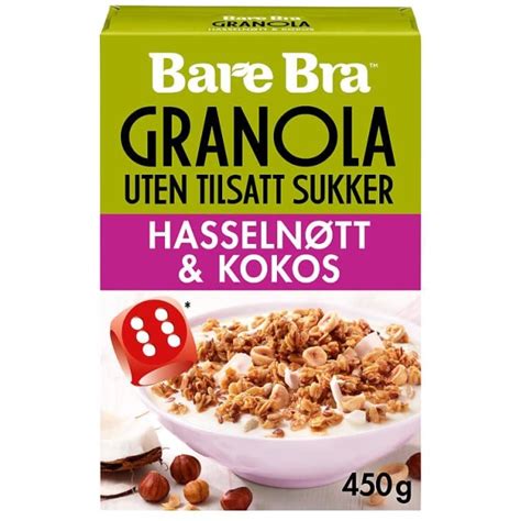 Granola Hasseln Tt Kokos G Bare Bra Velkommen Til Dagligvare P